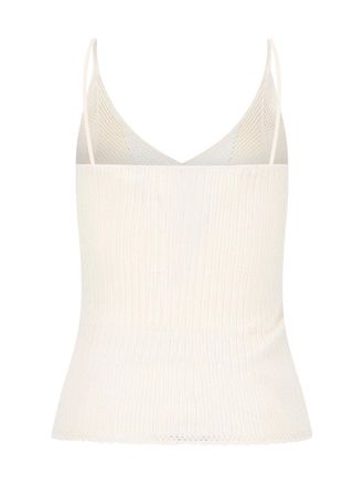 Isabel Marant Womens Top Cream Silk