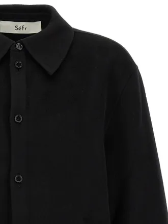 S&eacute;fr Wool Mens Blouse