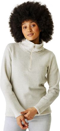 Regatta Womens Solenne 1/2 Zip Outdoor Fleece Pullover - Vanilla Silver - 18