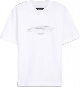 HUGO BOSS Hombre, Camisetas, Blanco, Talla: XL