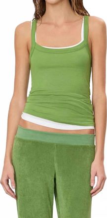 &Eacute;terne Womens Duke Tank Top In Fern