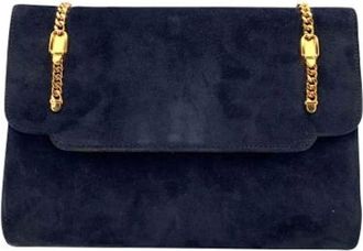 Gucci Pre-owned Clutches, female, Blue, Size: ONE SIZE Pre-owned Vintage Clutch