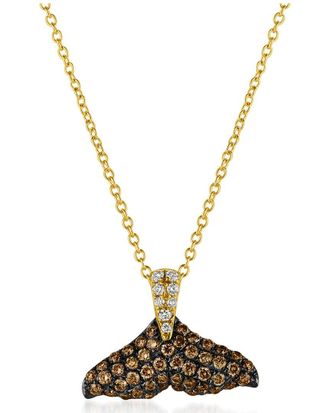 Le Vian Chocolatier 14K Honey Gold 0.37 Ct. Tw. Diamond Pendant Necklace