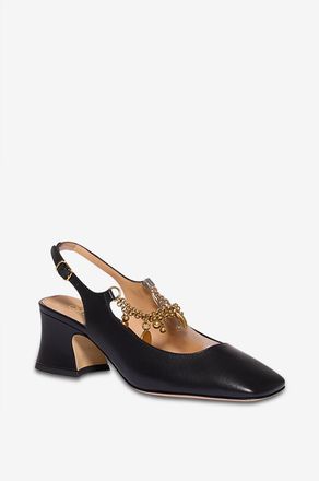 Chlo&eacute; Nappaleder-Slingback-Pumps Chlo&eacute; Charms 55