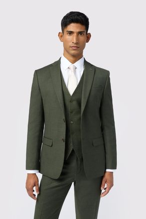 Ted Baker Mens Slim Fit Flannel Jacket - Green - Size 44 (Chest)