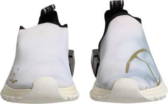Dolce & Gabbana White Black Low Top Sorrento Sneakers Womens Shoes (Pre-Owned)