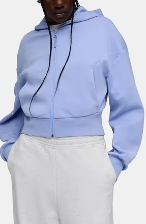 Puma TECH Sense Zip Hoodie in Intense Lavender at Nordstrom, Size X-Small