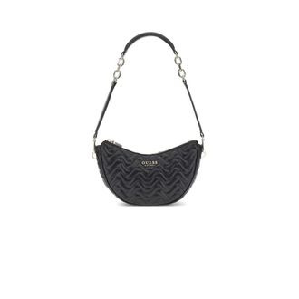 Guess Shoulder Bags, female, Black, Size: ONE SIZE Melisandra Top Zip Shldr Bag