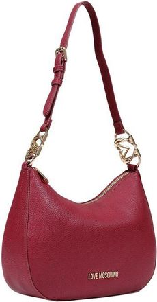 Love Moschino Logo Polyurethane Shoulder Bag - Purple