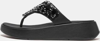 FitFlop Fitflop Womens Fit Flop Mode Jewel Deluxe Flatform Sandals in Black - Size UK 8