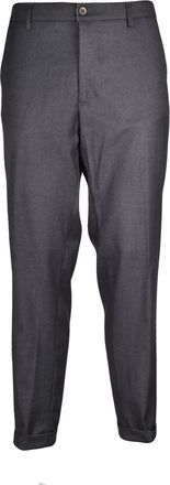 Hyps Grey Technical Blend Tapered Tailored Pants
