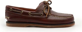 Timberland Flat Schoenen - Heren - Bootschoenen - Bruin - 43 1/2 EU - Leer - Schoenen