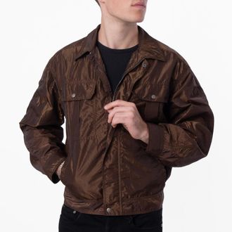 Saint Laurent Mens 80s Army Jacket, Brand Size 48 ( US Size 38 )