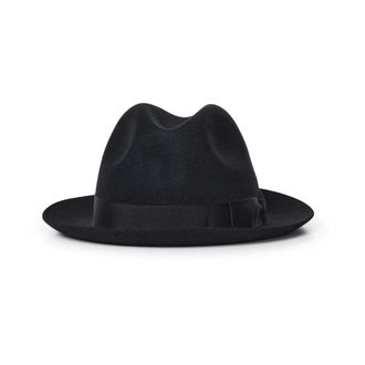 Borsalino Marengo vilthoed - Heren - Accessoires - Zwart - Maat: 60 CM