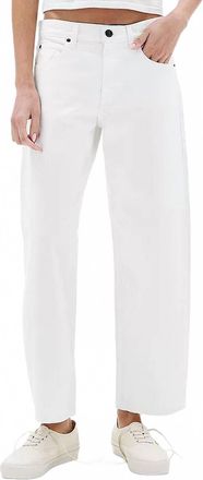Slvrlake Denim Jamie Ankle Curve Jeans In White