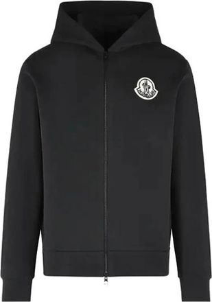 Moncler Hooded Zip-Through Sweatshirt - Heren - Vesten met rits - Zwart - L - Hoodies & sweatvesten