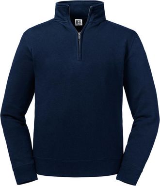 Russell Athletic Russell Heren Authentieke Kwartier Ritssweatshirt (Franse marine)