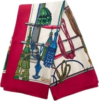 Herm&egrave;s Pre-owned Scarves, female, Multicolor, Size: ONE SIZE Pre-owned Passementerie Scarf