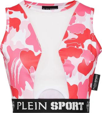 Plein Sport Sport Top Camouflage