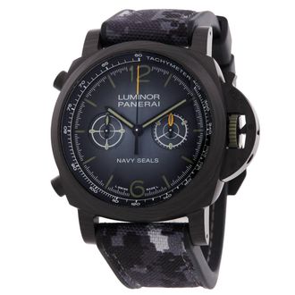 Officine Panerai Luminor Chronograph Automatic Black Dial Ladies Watch PAM01419