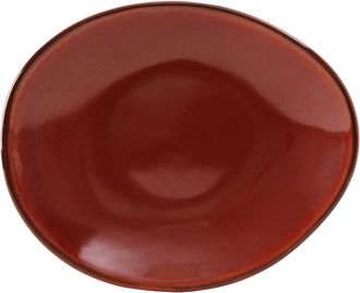 Tuxton Artisan Ellipse Plate 10x8-1/4x1-3/4, 12 Pieces