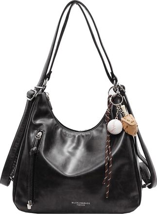 Generic bags Slouchy Shoulder for Women Vegan Leather Travel Backpack Daily Handbag PU Convertible Ladies Rucksack