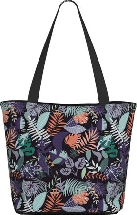 AOOEDM Colorfully Leaves Ladies Shopping Bag 13x11x7in.The Perfect ValentineS Day Gift.It Is The Best ValentineS Day Gift For Mom, Daughter, Wife,Etc