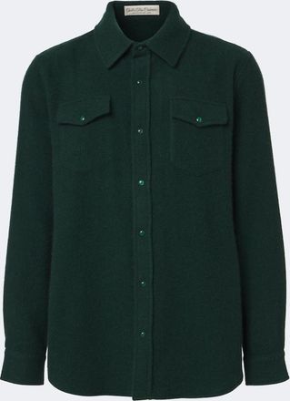 God's True Cashmere Camisa de cachemir con malaquitas