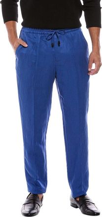 Isaia Linen & Silk-Blend Trouser