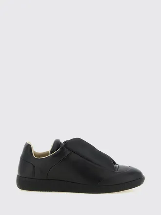 Maison Margiela Future Smooth Calfskin Slip-On Sneakers with Numeric Logo