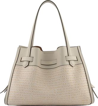 Pourchet Blossom Tress&eacute; - Dames - Shoppers - Beige - ONE Size - Katoen - Tassen