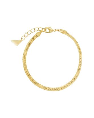 Sterling Forever 14K Plated Bentley Bracelet