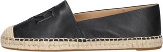 Ralph Lauren Schoenen, Dames, Zwart, 39 EU, Leer, Cameryn LG 2 Espadrilles