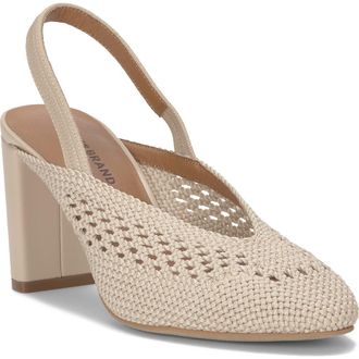 Lucky Brand Melony Slingback Pump in Natural Mk Knit at Nordstrom, Size 9