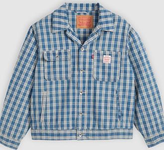 Levi's Trucker Jacket Sunrise - Hombre - XL - Azul / Summer Check Trucker