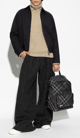 Burberry Cotton Jacket, Mens, Black