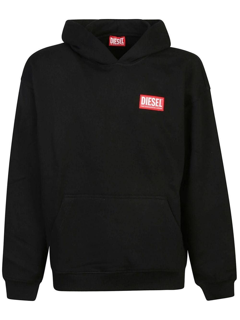 【DIESEL】希少★D-BNHILL55 Upcycled Hoodie/Black A5E53F95-06FB-4BF3-839A-