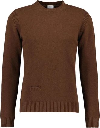 04651/ Trui met ronde hals - Heren - Truien - Bruin - Maat: XL