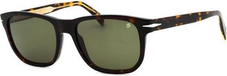 David Beckham Sunglasses Square Full Rim, Havana Frame And Green Lens Db1045/s0086Qt