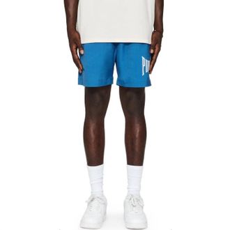 Purple Uppercut All Around Shorts In Core Blue