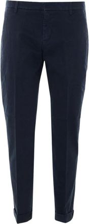 Dondup Heren, Broeken, Blauw, Maat: W35 Katoen