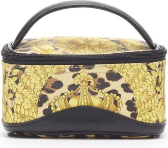 Versace Gianni Versace gold barocco baroque leopard print micro bag