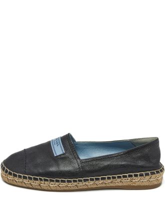 Prada leather espadrilles - Black