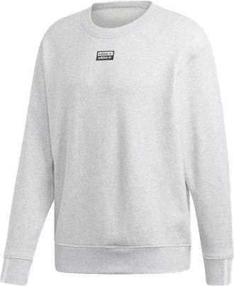 adidas originals Logo Round Neck Pullover Gray ED7229