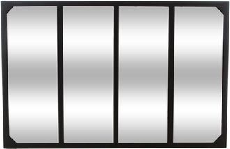 Atmosphera Atmosphera - Espejo Met&aacute;lico Lola Negro 116x2,8x75,5cm - Negro