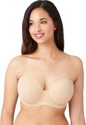 Wacoal Red Carpet Full-Busted Strapless Bra 854119 Womens Bra Natural Nude : 32DDD, Nylon/Polyester/Spandex