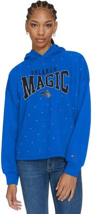 Tommy Jeans Womens Tommy Jeans Blue Orlando Magic Stella Cropped Pullover Hoodie at Nordstrom, Size Medium