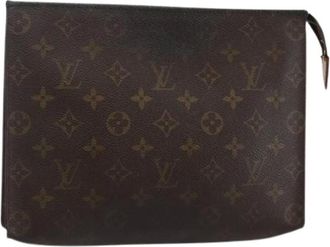 Louis Vuitton Pre-owned Clutches, female, Brown, Size: ONE SIZE Pre-owned Vintage Clutch