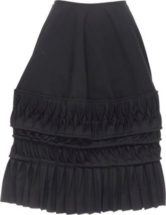 Junya Watanabe 3D origami pleated wrap skirt