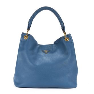 Prada Large Hobo Top Handle Large schoudertas